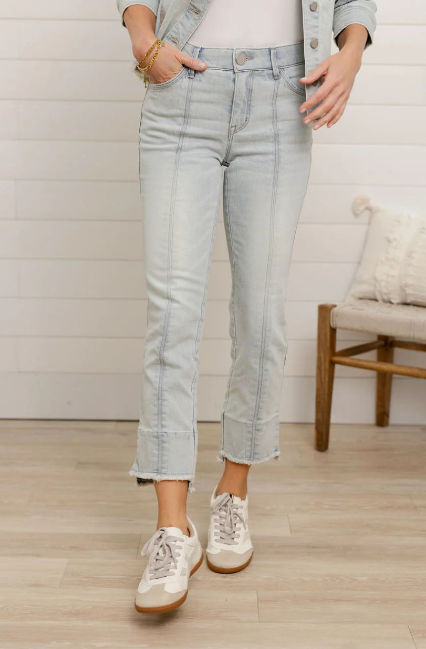 Kick Flare Ankle W/Fray Hem