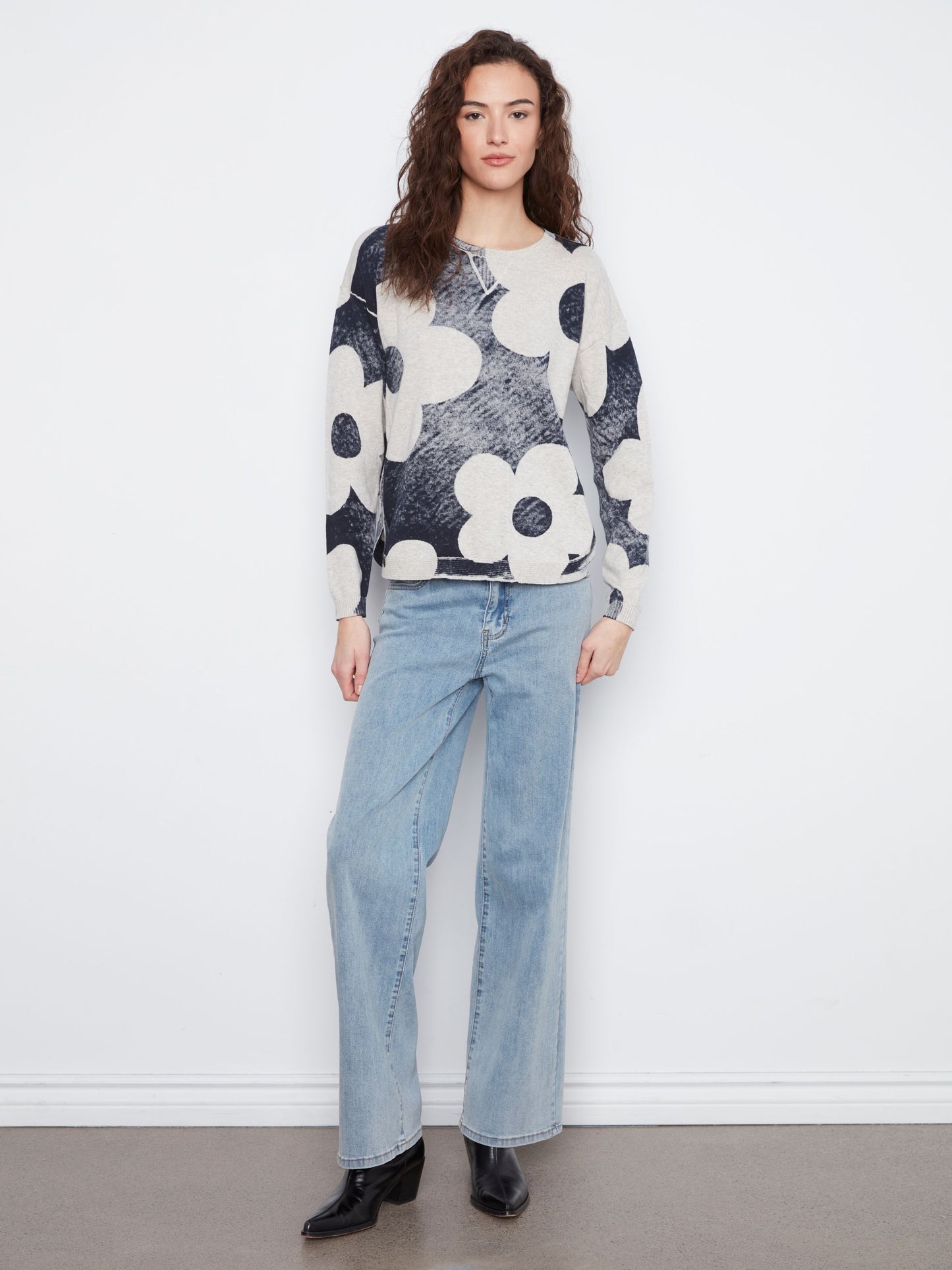 Printed On Reverse Sweater