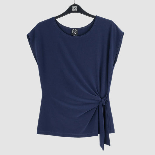Short Sleeve Side Tie Top