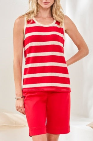 Striped Sleeveless Top