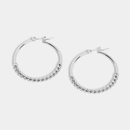 Twisted Hoop Earring